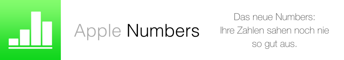 Apple Numbers (Apple macOS, iPadOS & iOS)